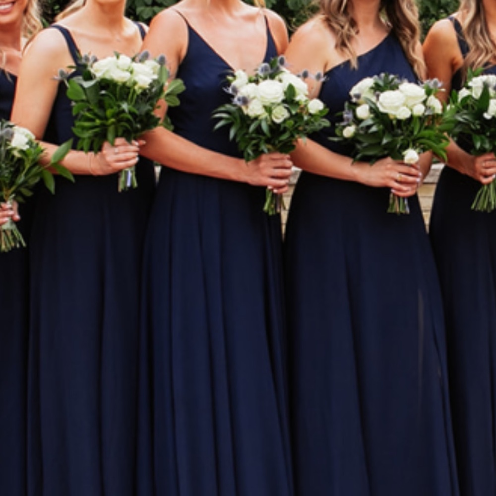 UNALTERED Jenny Yoo Bridesmaid Dress (Navy - James) - Picture 7 of 8